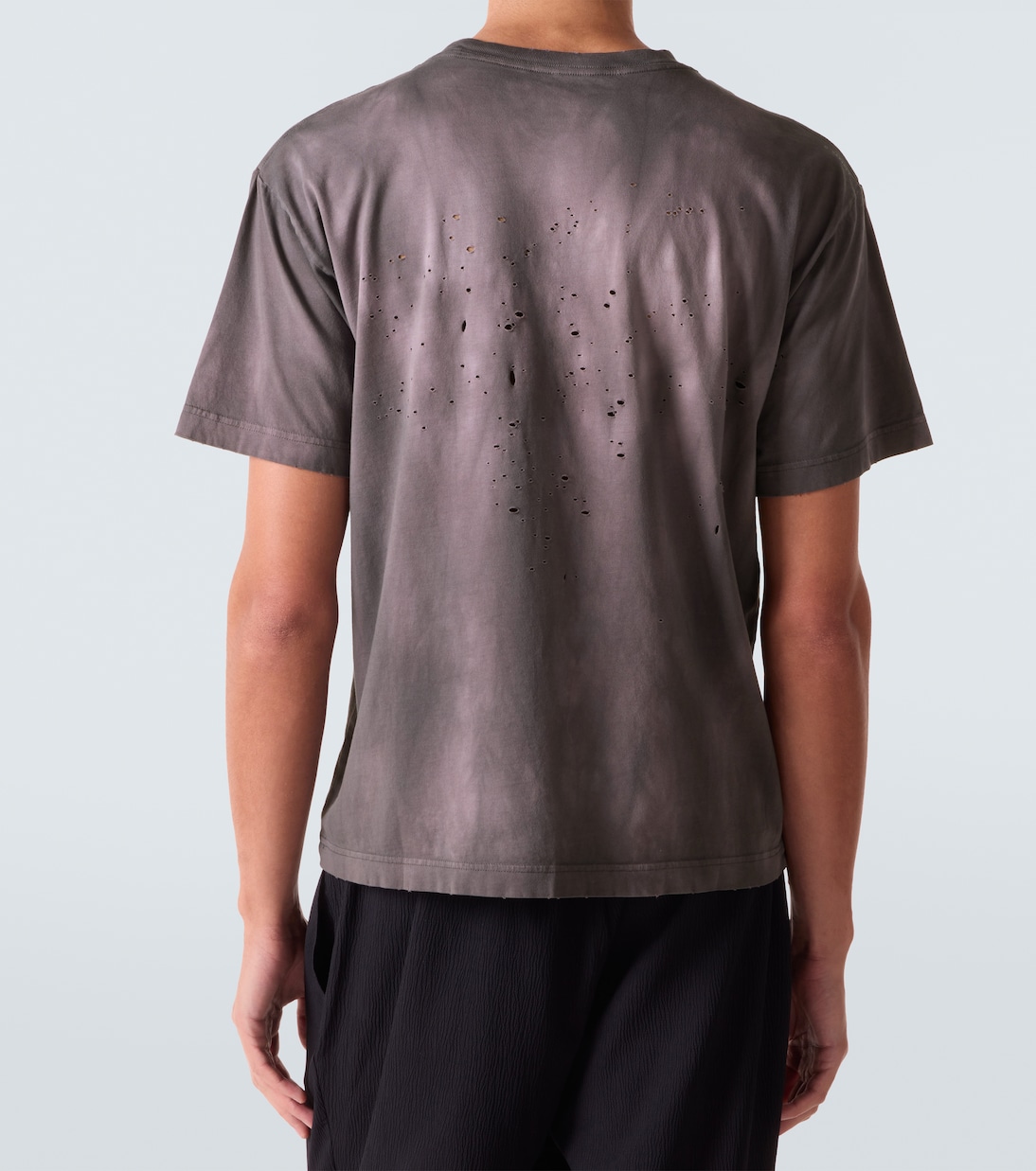 Mochtech printed cotton jersey T-shirt | Satisfy
