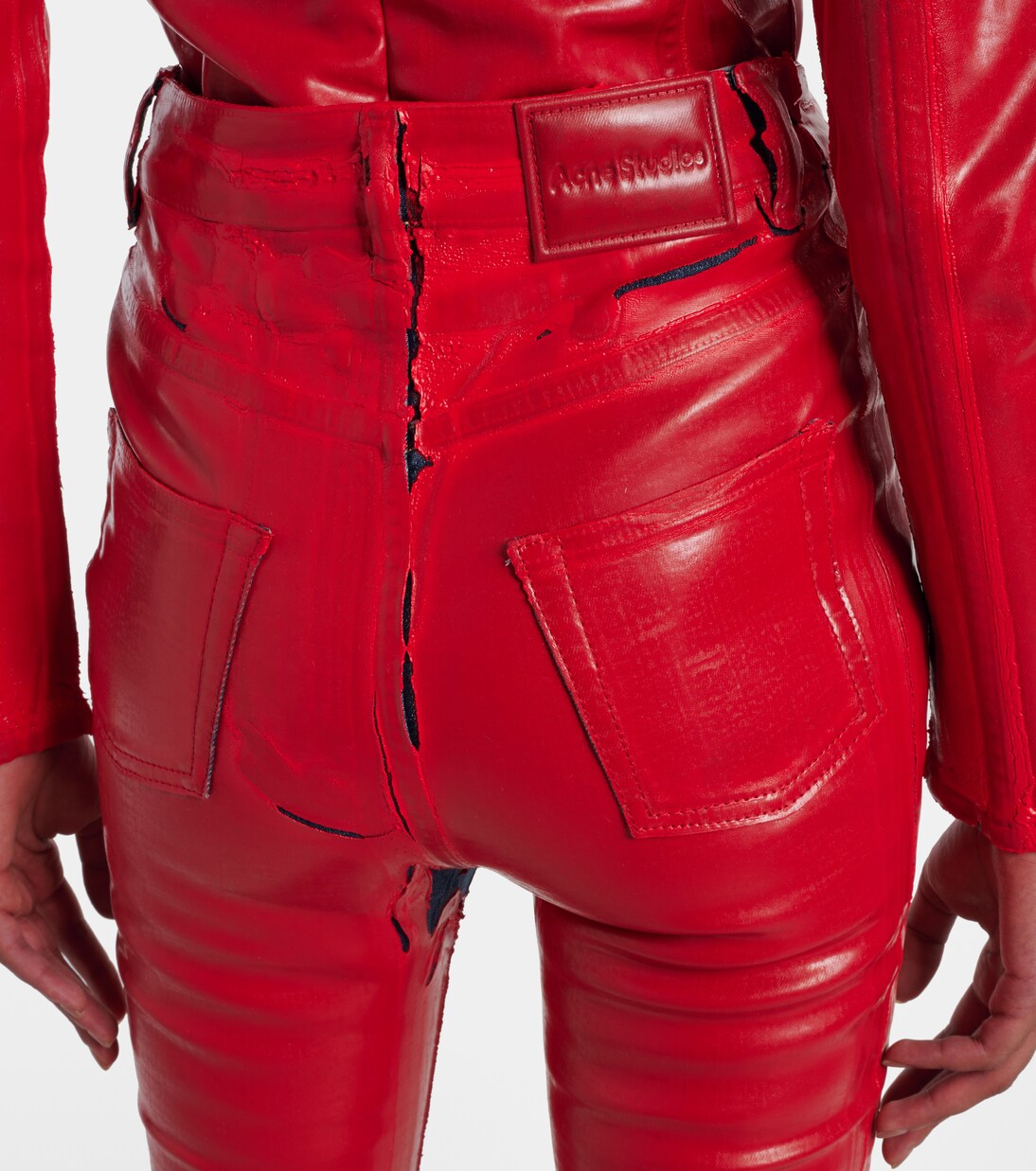 Pantalon évasé Porto en coton mélangé | Acne Studios