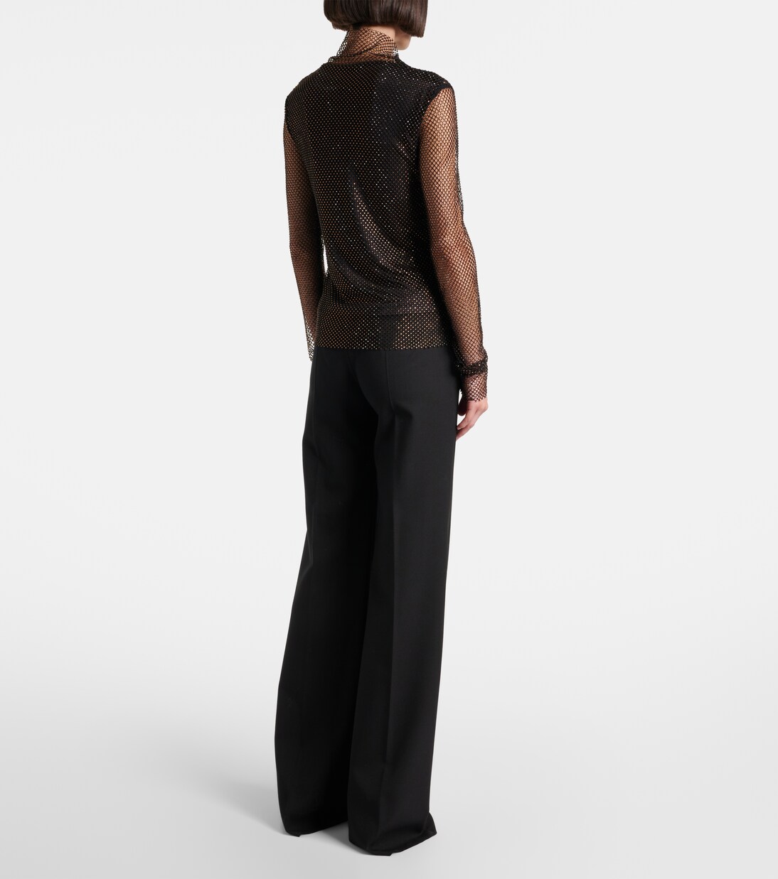 Gerarda embellished mesh top | Sportmax