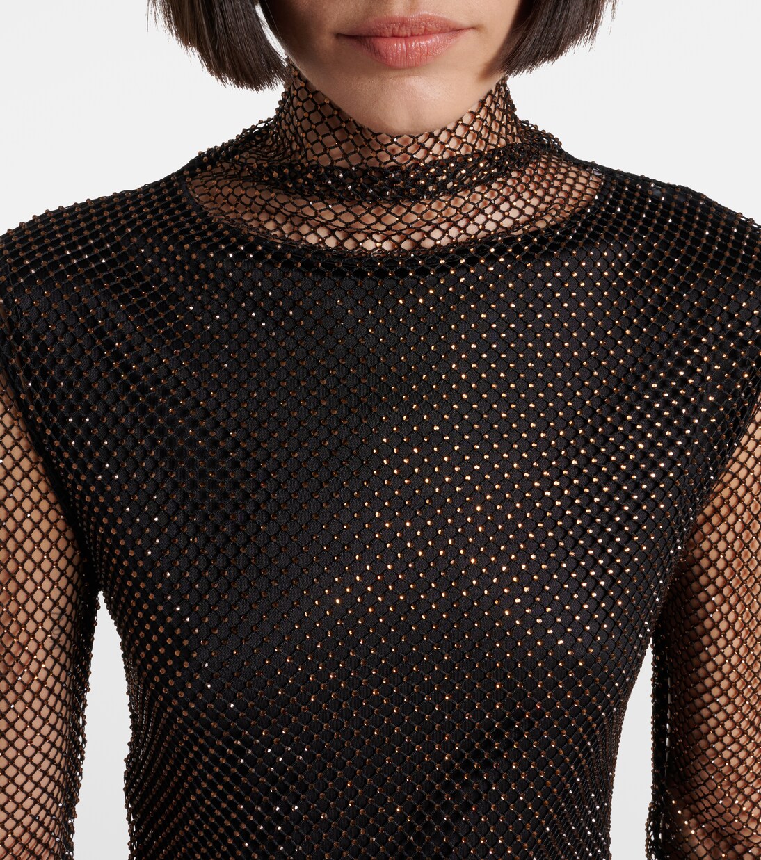 Gerarda embellished mesh top | Sportmax