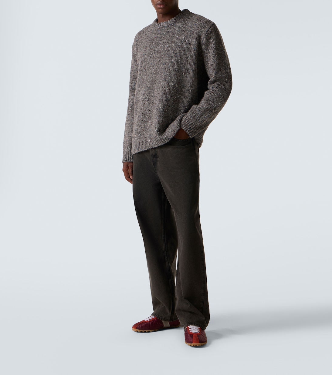 Pullover Four Stiches in lana vergine | Maison Margiela