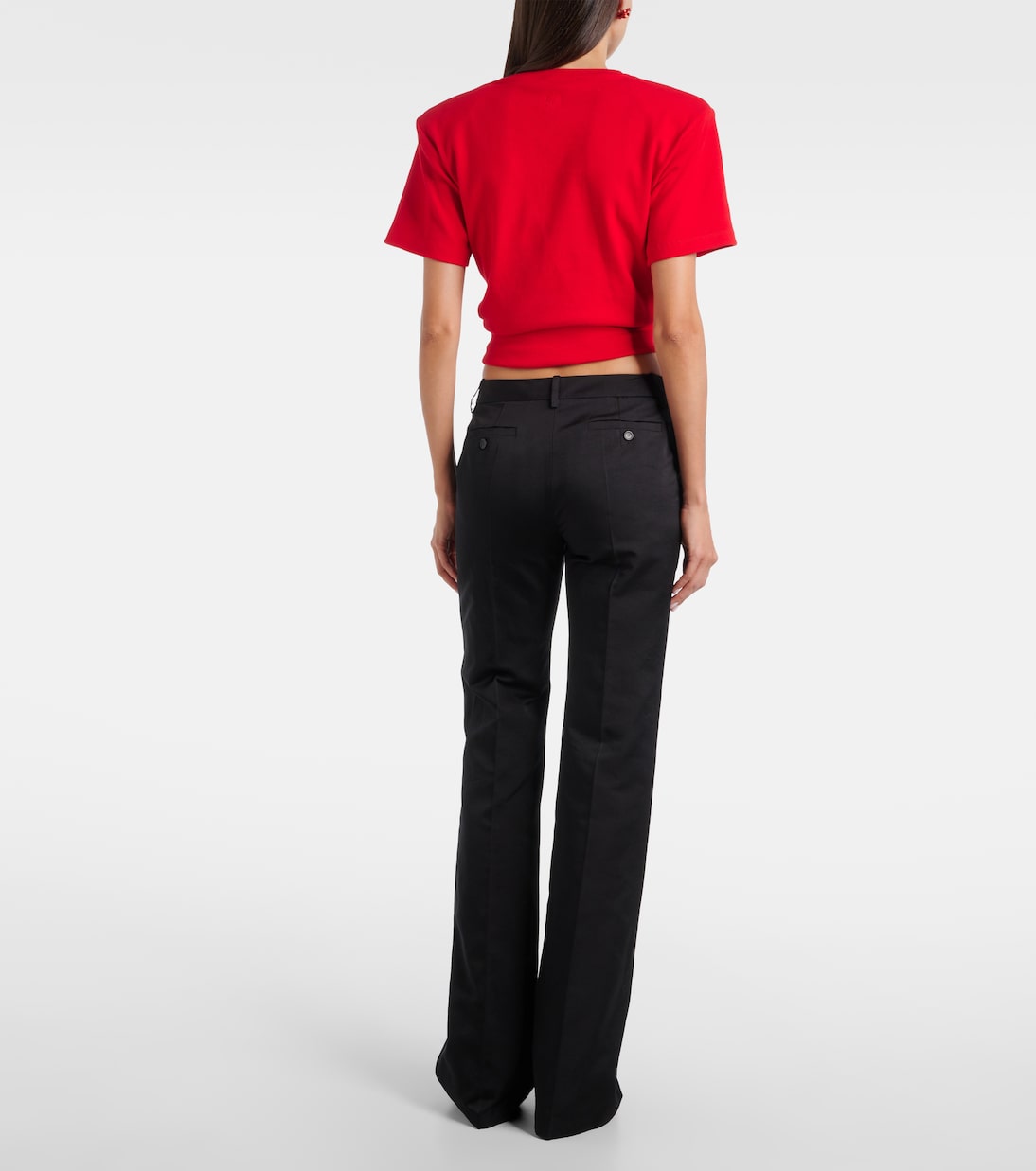 Cotton and silk flared pants | Magda Butrym