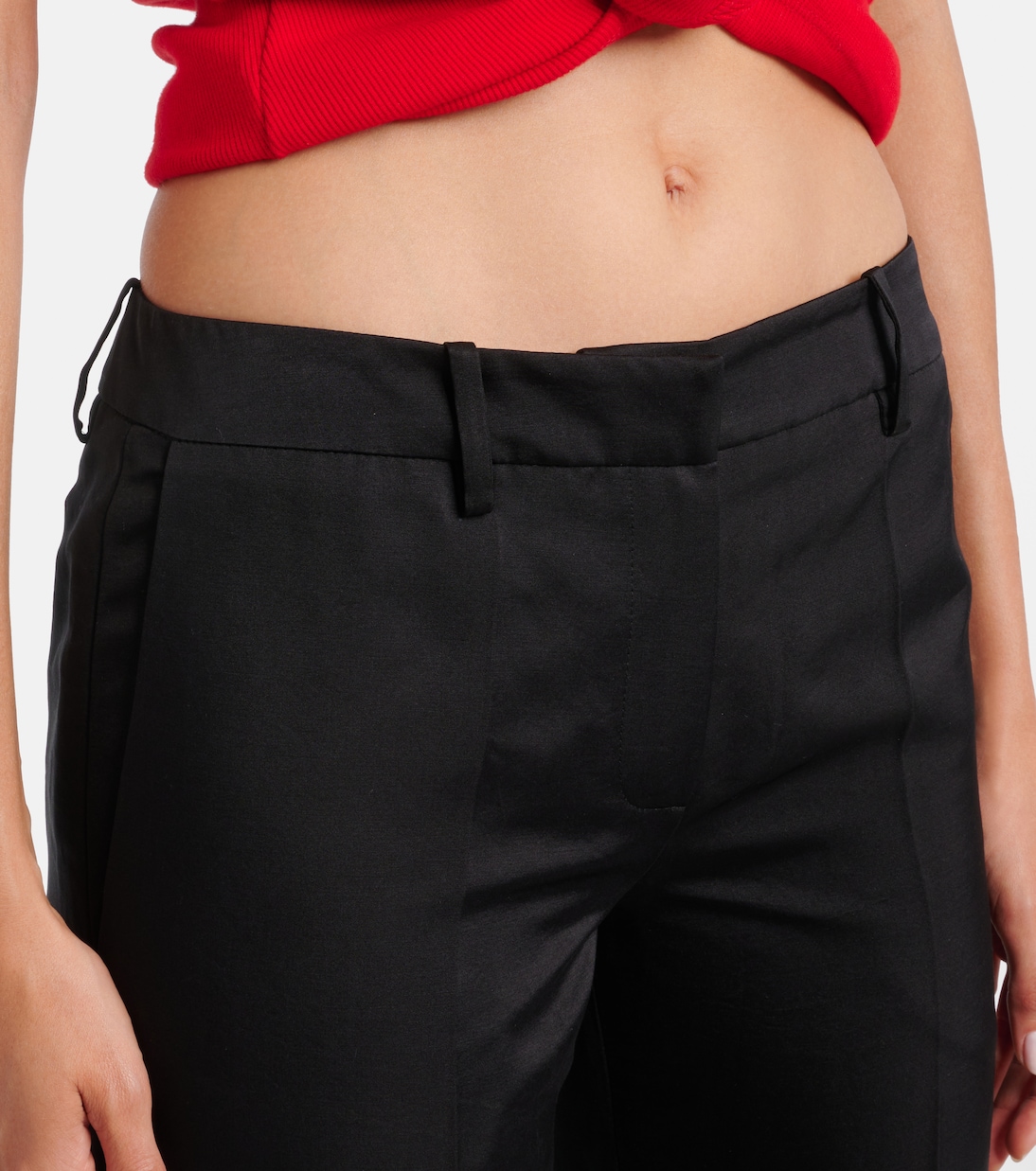 Cotton and silk flared pants | Magda Butrym