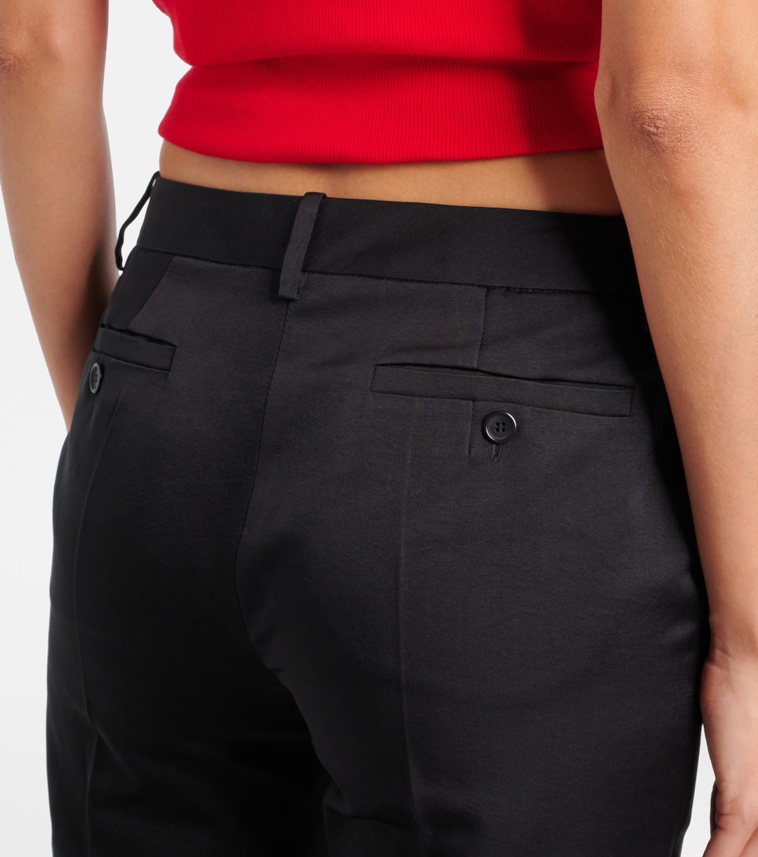 Cotton and silk flared pants | Magda Butrym