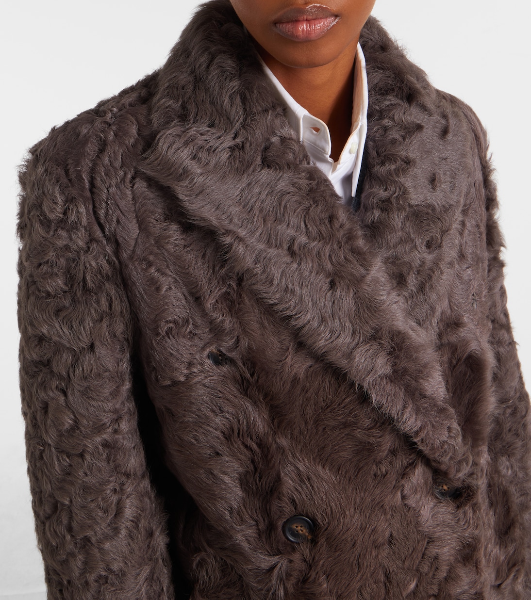 Shearling coat | Brunello Cucinelli