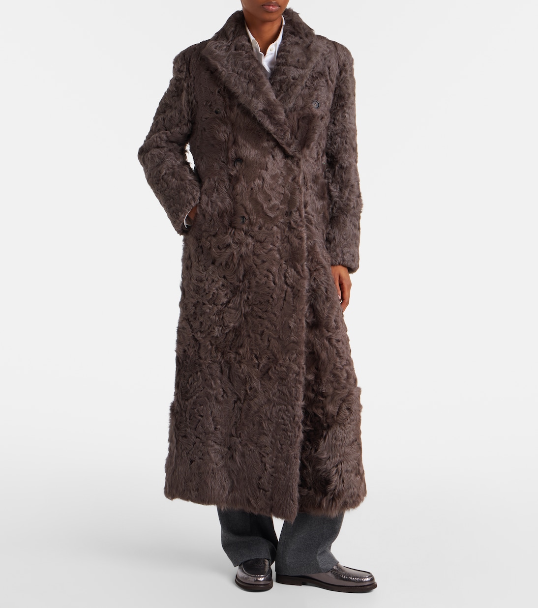 Shearling coat | Brunello Cucinelli