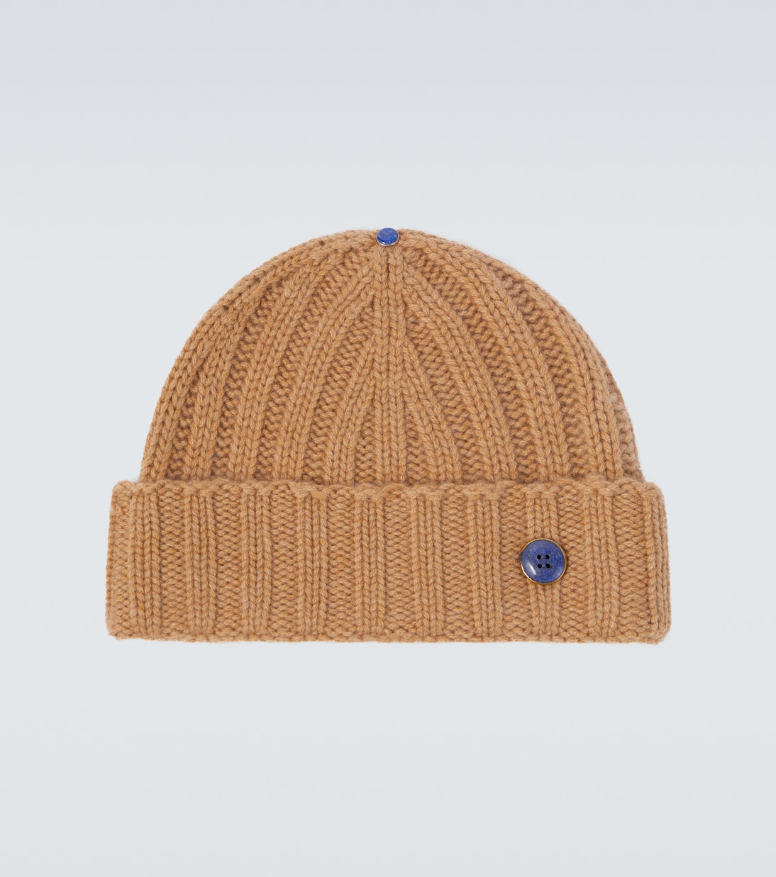 Cashmere beanie with lapis lazuli | God's True Cashmere
