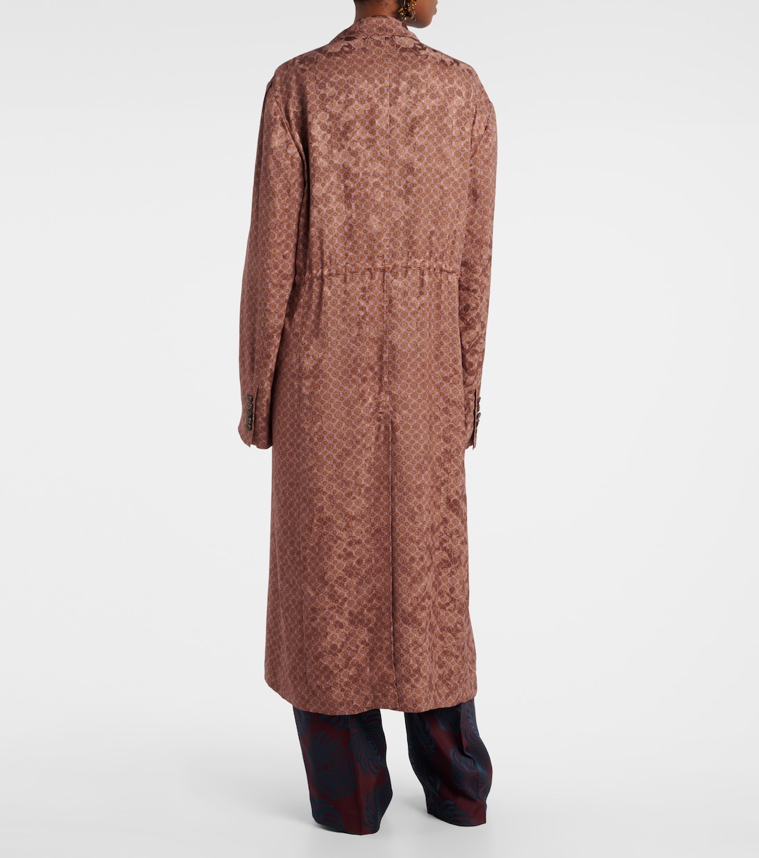 프린트 랩 코트 | Dries Van Noten