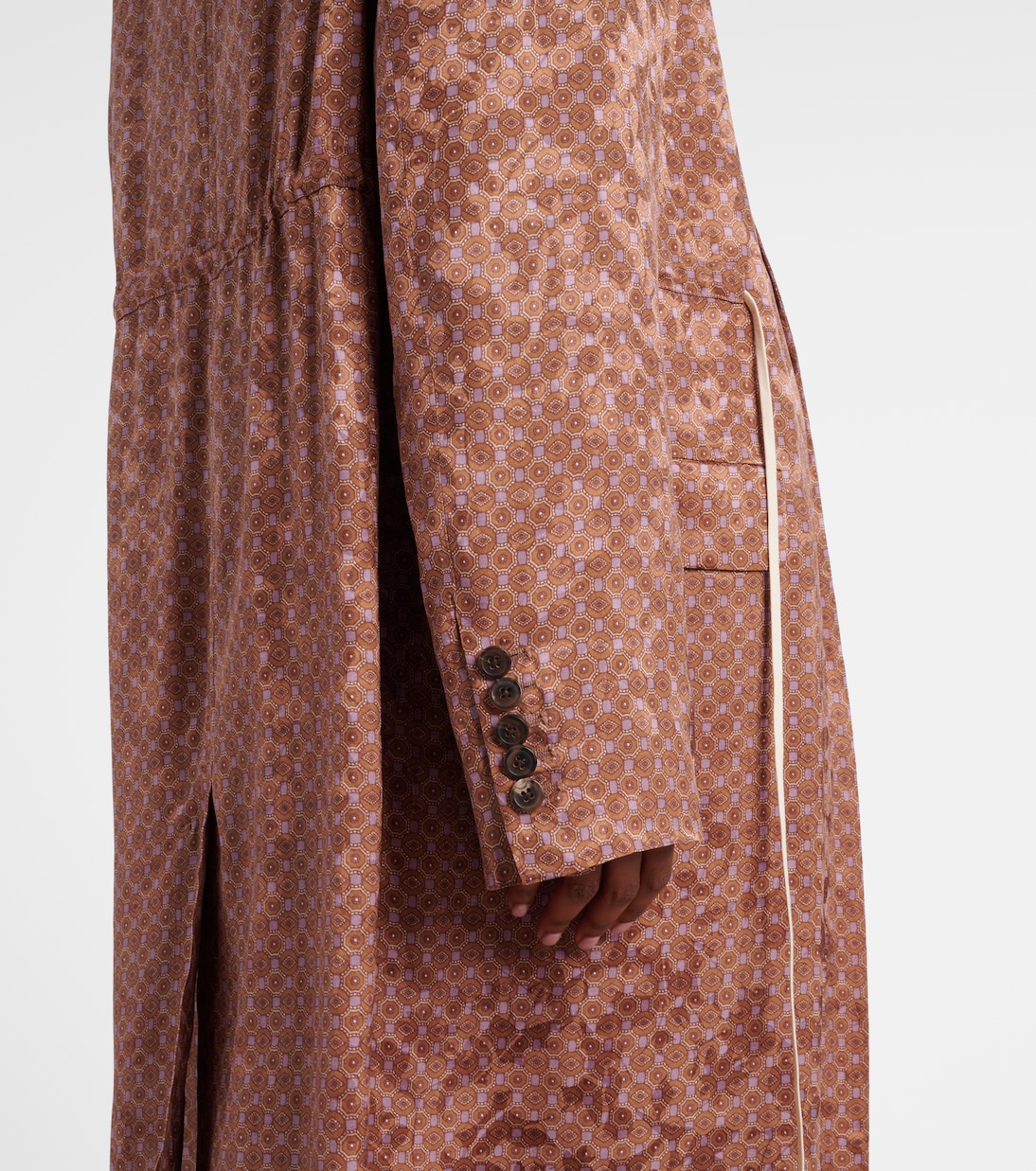 프린트 랩 코트 | Dries Van Noten