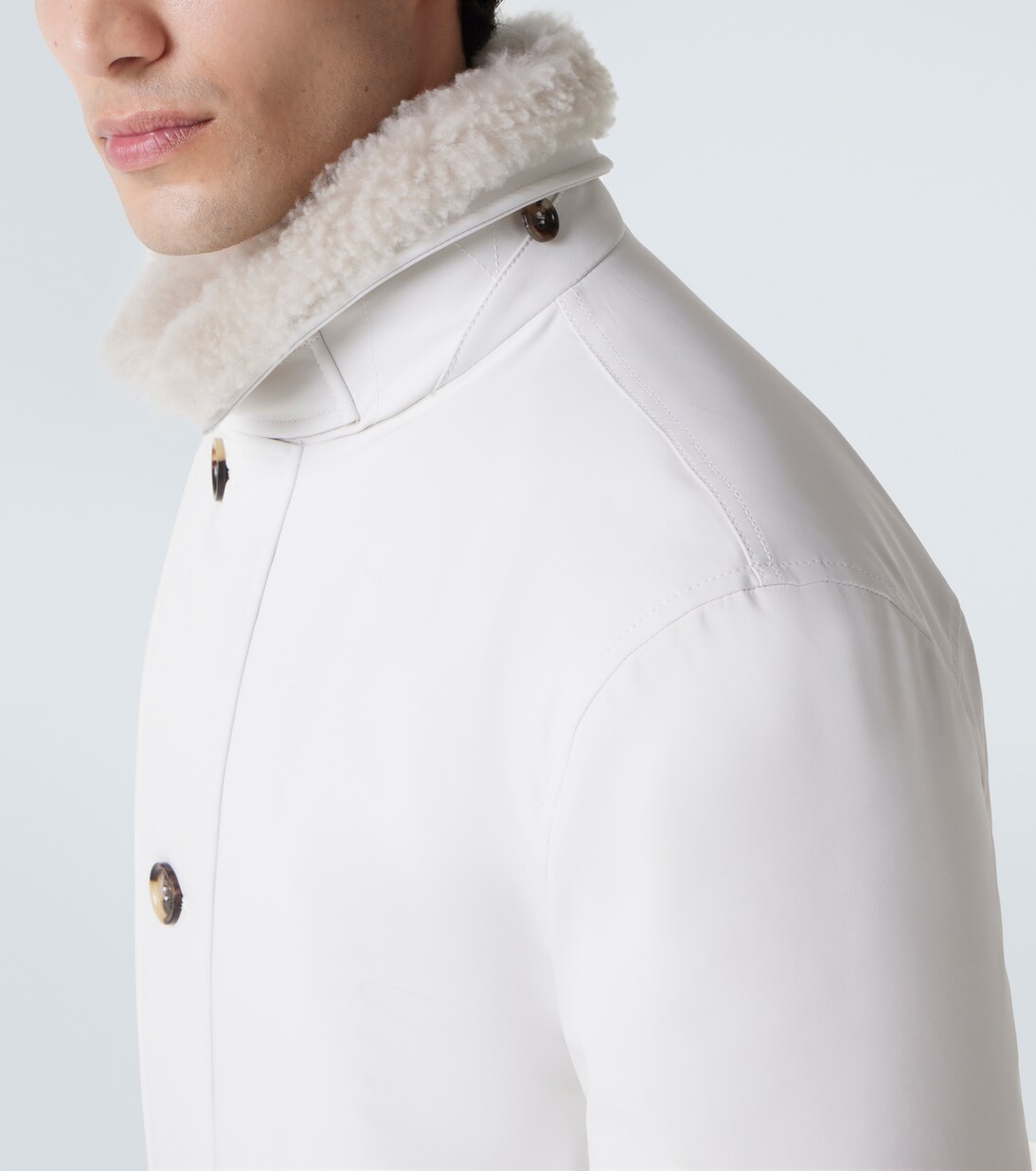 Chaqueta con forro de borrego | Brunello Cucinelli