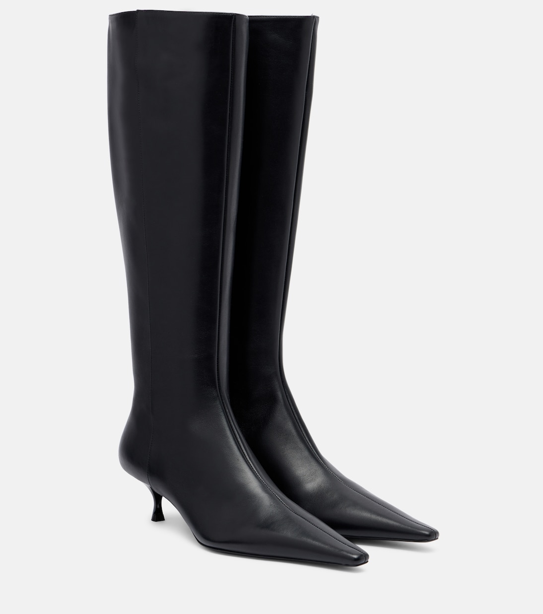 Pointy 45 leather knee-high boots | Victoria Beckham
