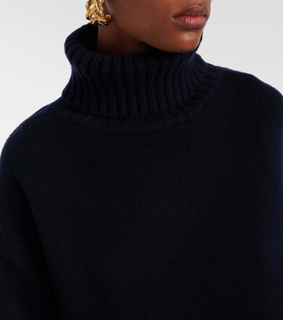 Rollkragenpullover Crop Xtra aus Kaschmir | Extreme Cashmere