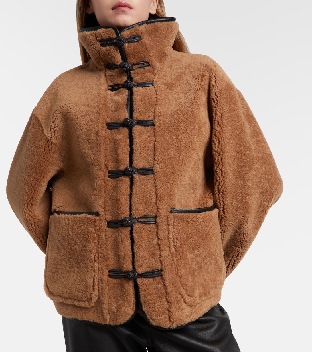 Giacca in shearling con pelle | Róhe