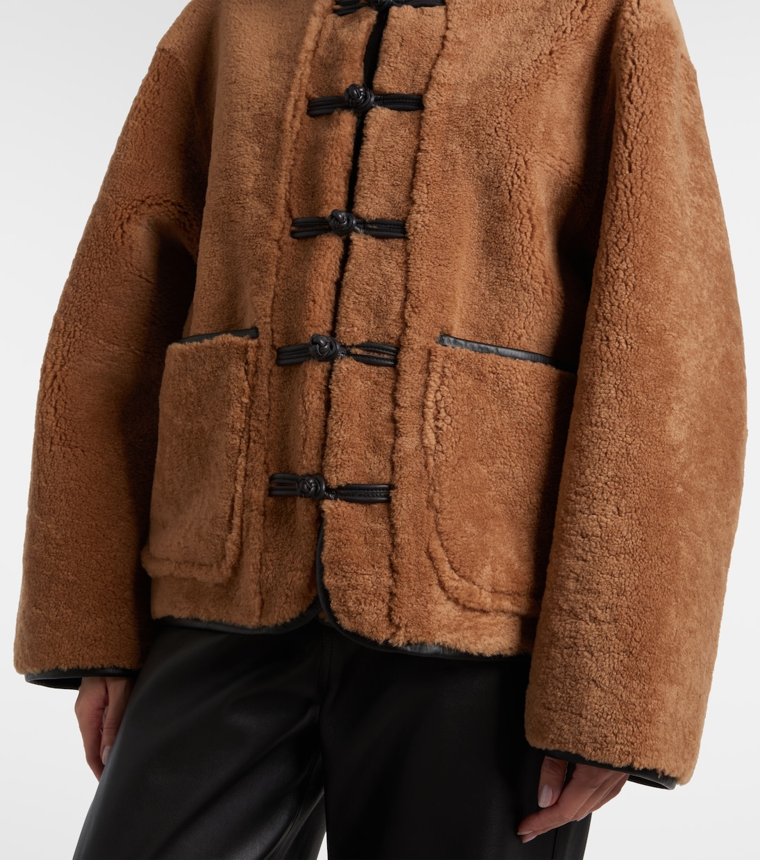 Giacca in shearling con pelle | Róhe