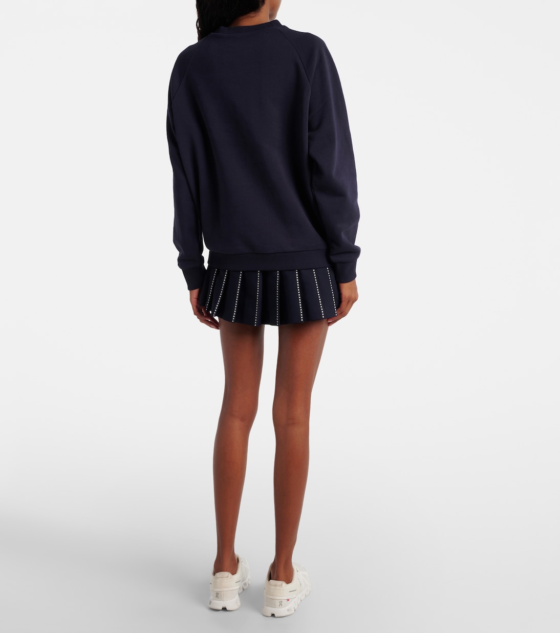 Logo cotton jersey sweatshirt | Tory Burch