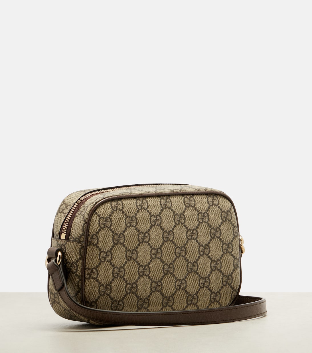 Ophidia Small leather-trimmed crossbody bag | Gucci