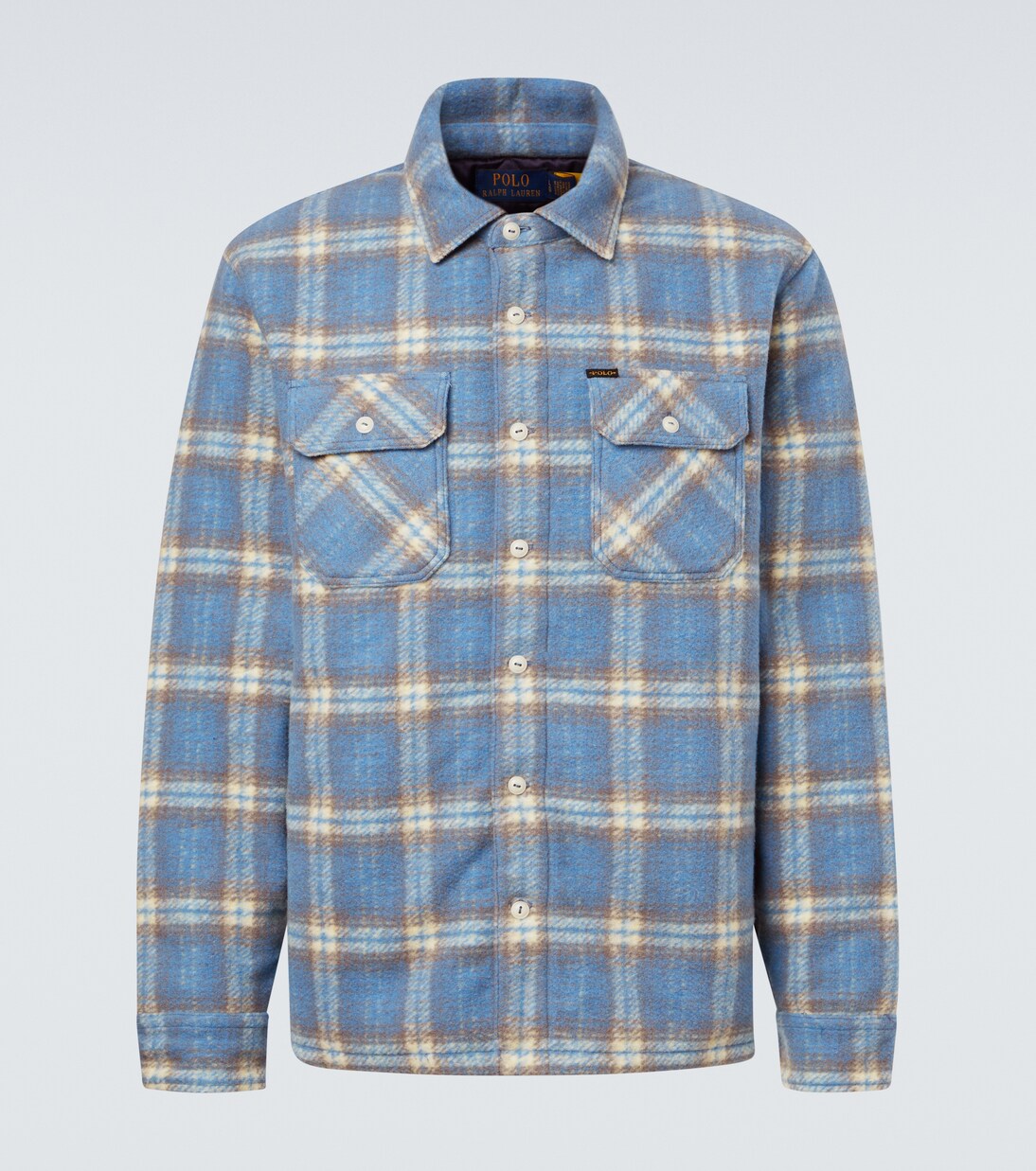 Plaid wool-blend flannel shirt | Polo Ralph Lauren