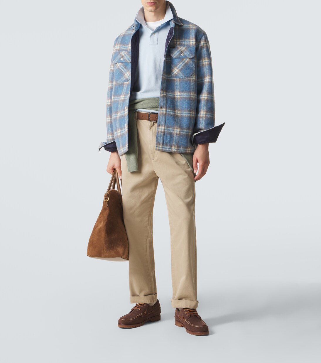 Plaid wool-blend flannel shirt | Polo Ralph Lauren