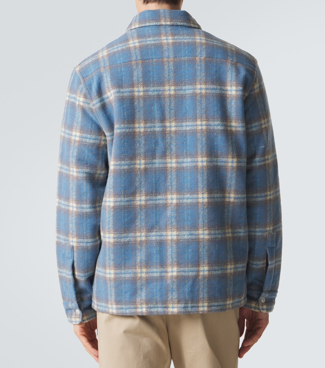 Plaid wool-blend flannel shirt | Polo Ralph Lauren