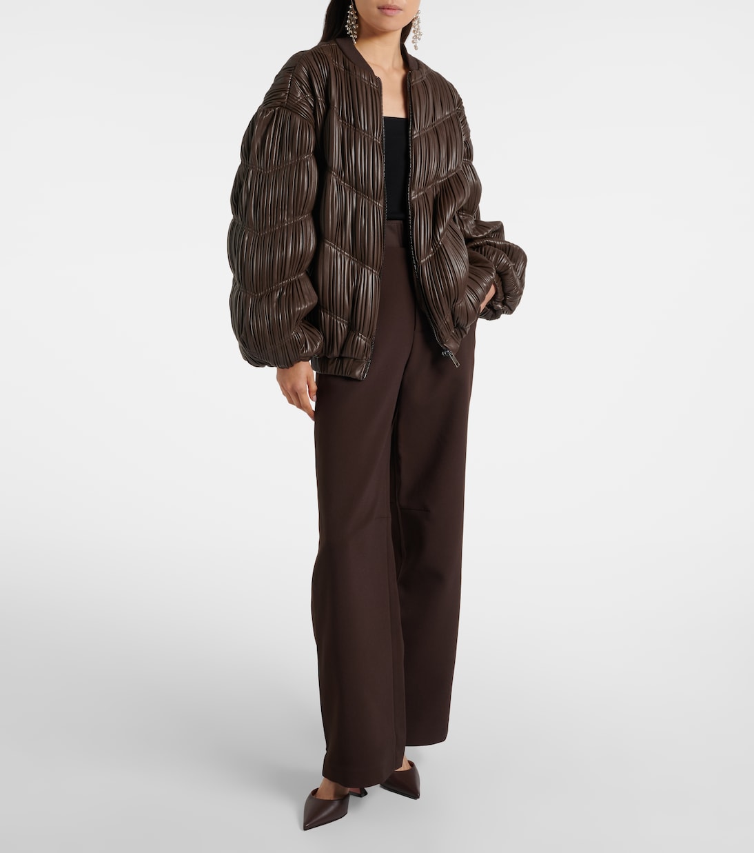 Pleated bomber jacket | Rotate