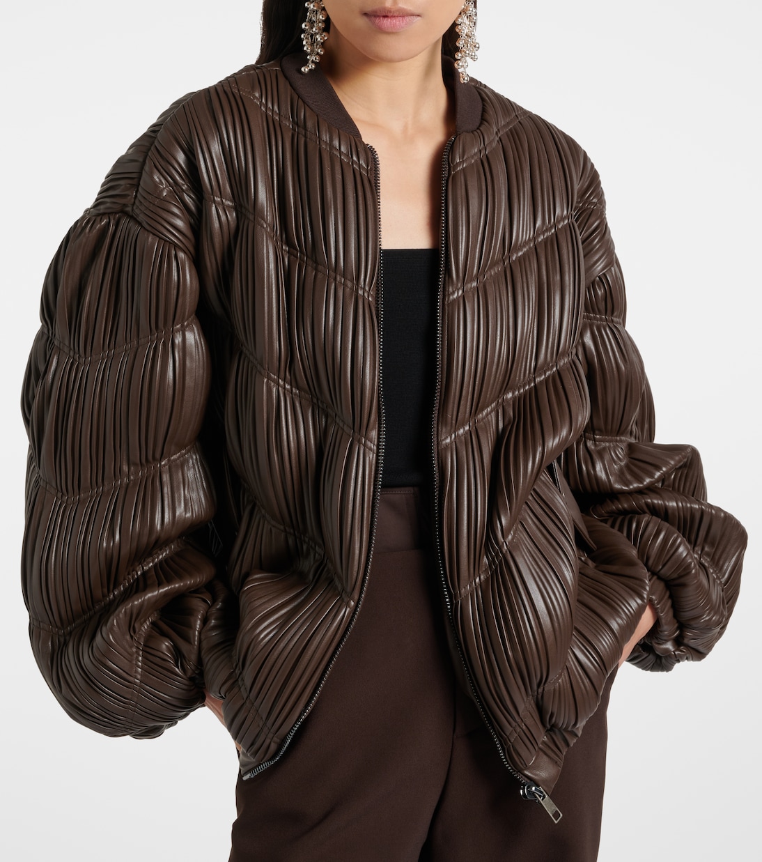 Pleated bomber jacket | Rotate