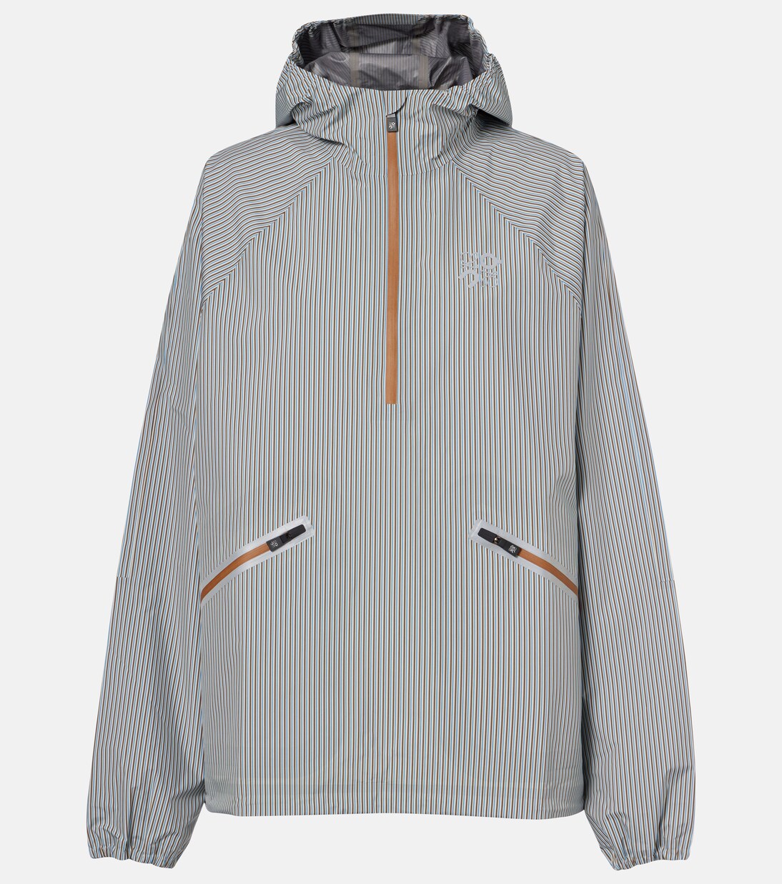 x On Storm striped half-zip jacket  | Loewe