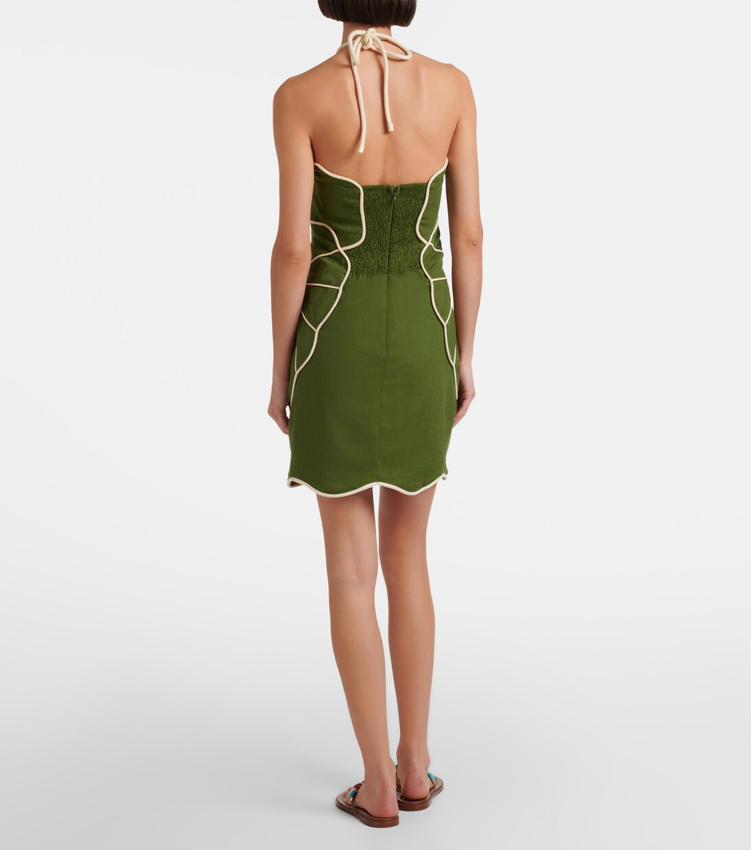Linen-blend minidress | Farm Rio