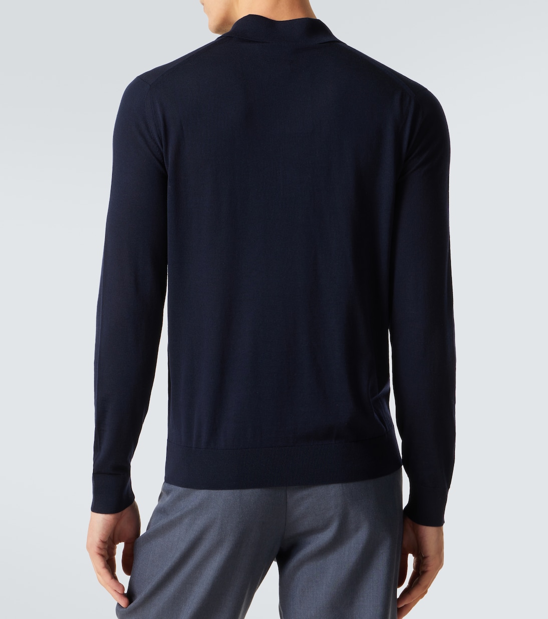 Virgin wool polo sweater | Prada