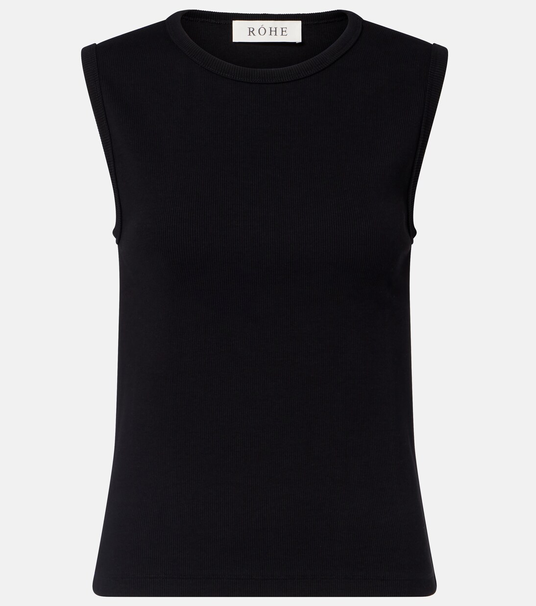 Ribbed-knit cotton-blend tank top | Róhe