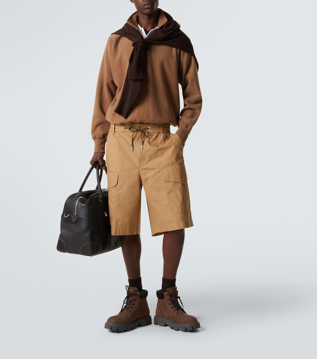 Shorts cargo de algodón | Moncler