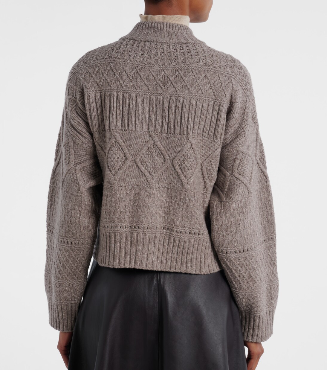 Amory cable-knit wool-blend cardigan | Altuzarra