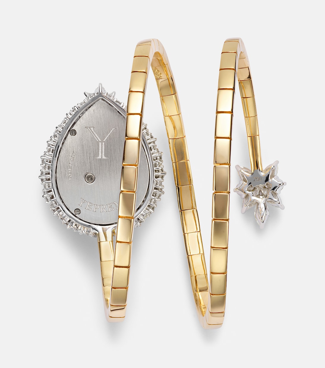Y-Momento 18kt gold (750/1000) watch with diamonds | Yeprem