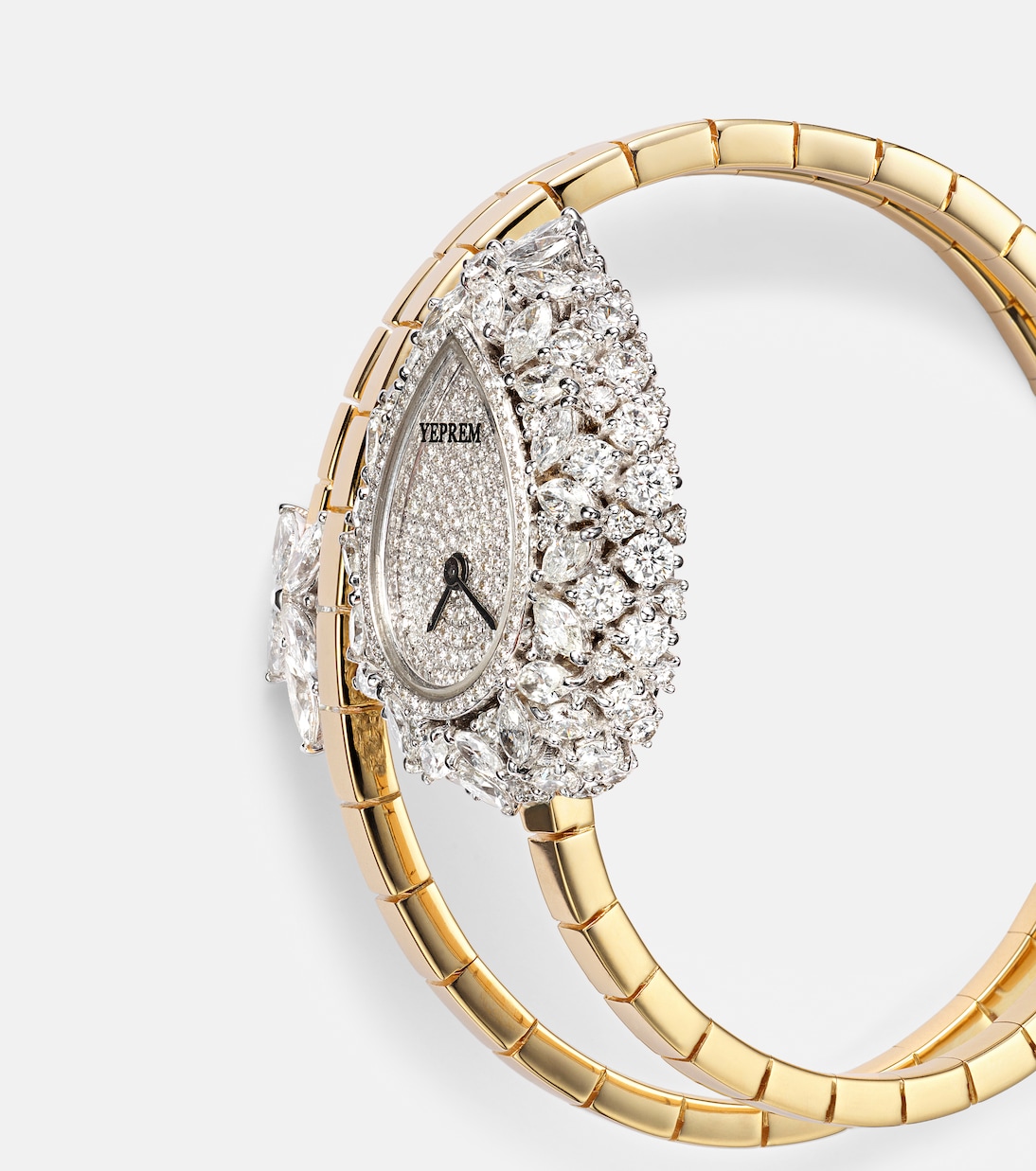 Y-Momento 18kt gold (750/1000) watch with diamonds | Yeprem