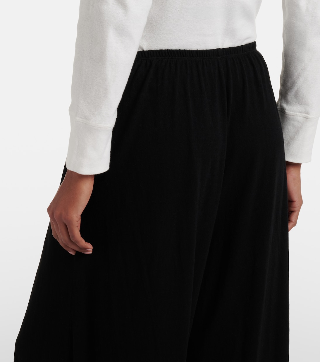 Fiamma cotton, cashmere, and silk sweatpants | The Row