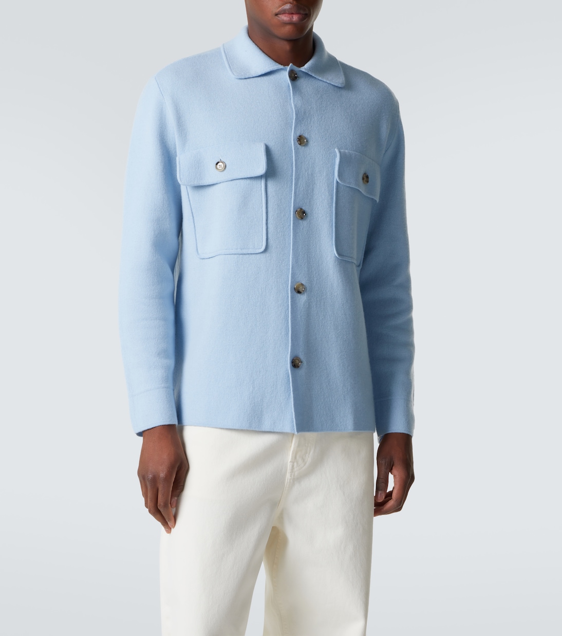 Wool and cashmere overshirt | Allude