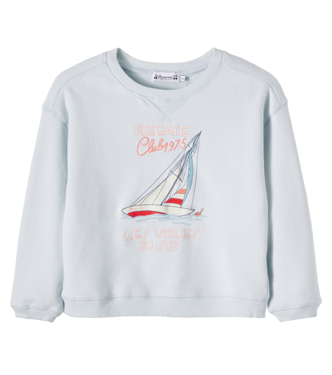 Erol embroidered cotton fleece sweatshirt | Bonpoint