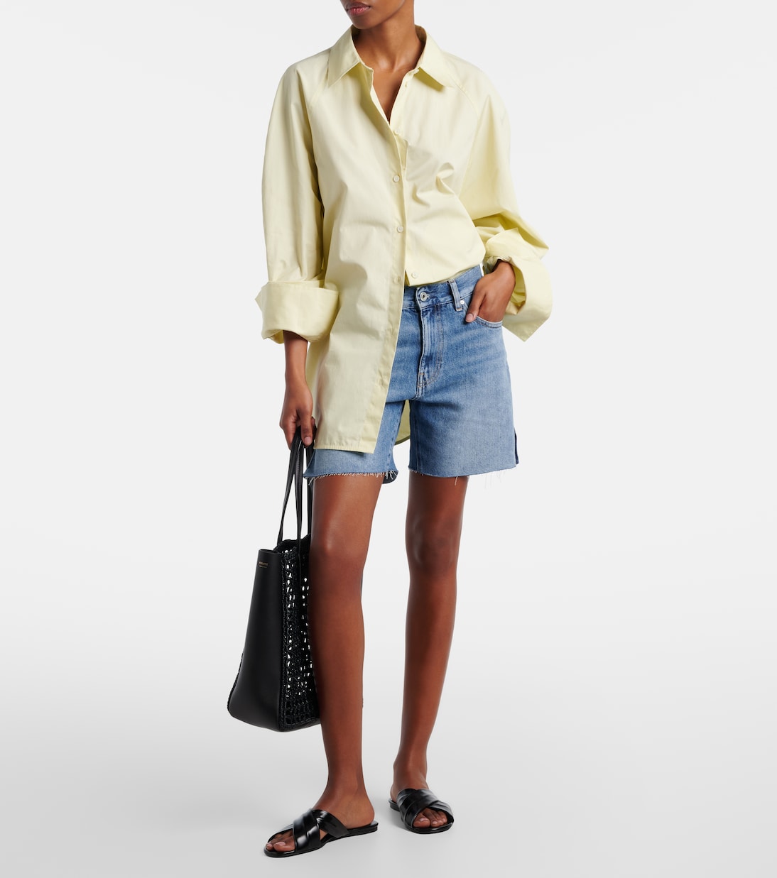 Ex-Boyfriend denim Bermuda shorts | AG Jeans