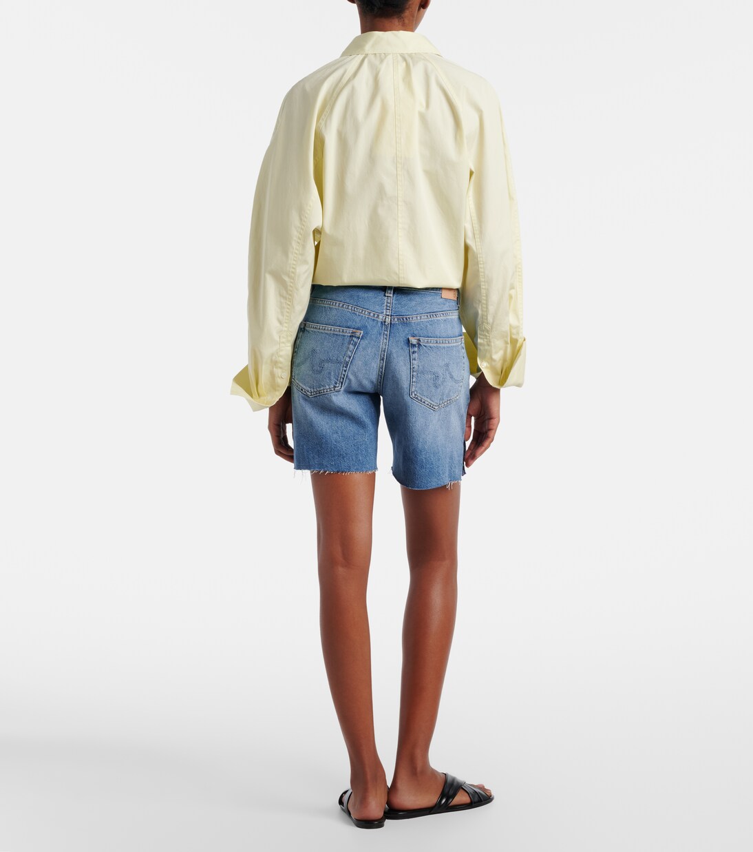 Ex-Boyfriend denim Bermuda shorts | AG Jeans