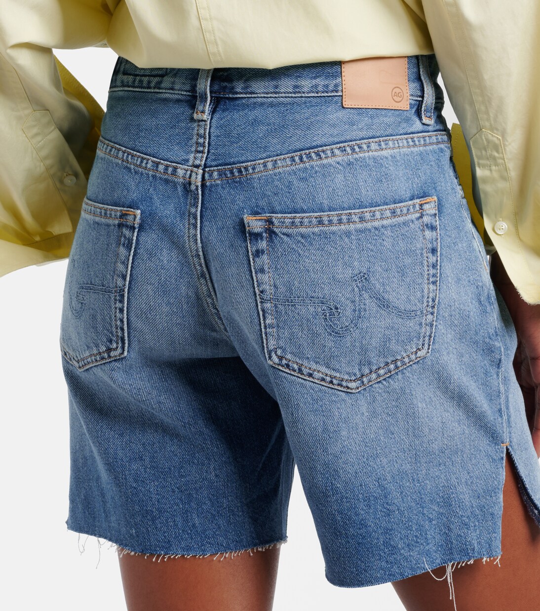 Ex-Boyfriend denim Bermuda shorts | AG Jeans