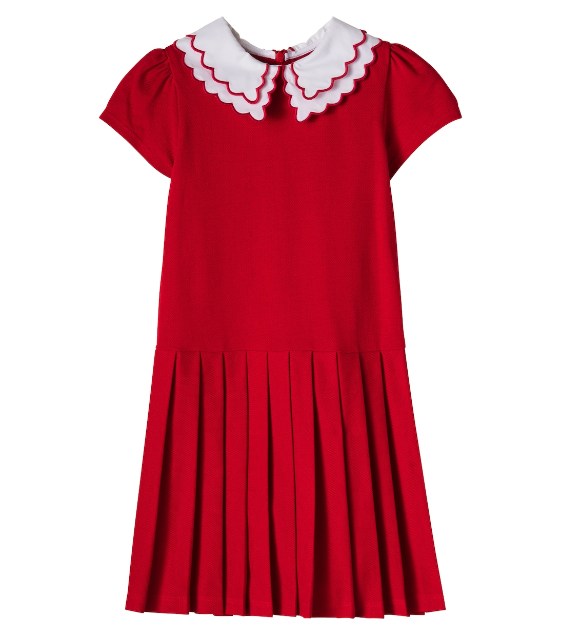 Pleated cotton dress | Patachou