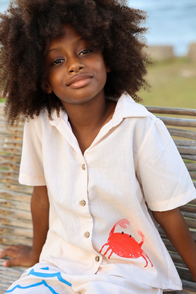 Bedrucktes Hemd aus Baumwolle | Pepita&Me