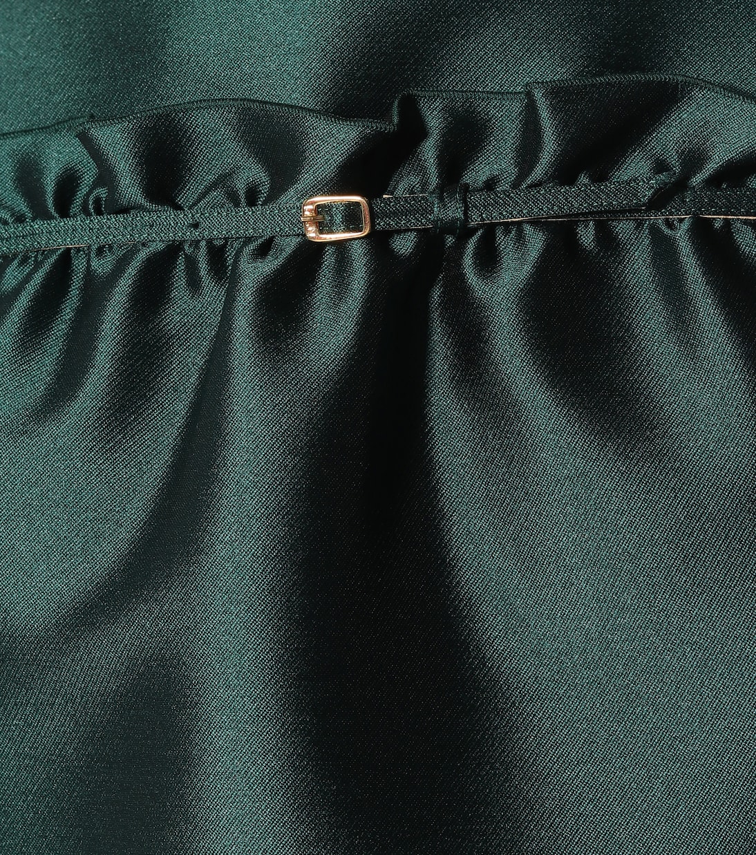 Vestido corto de sarga de satén | N21