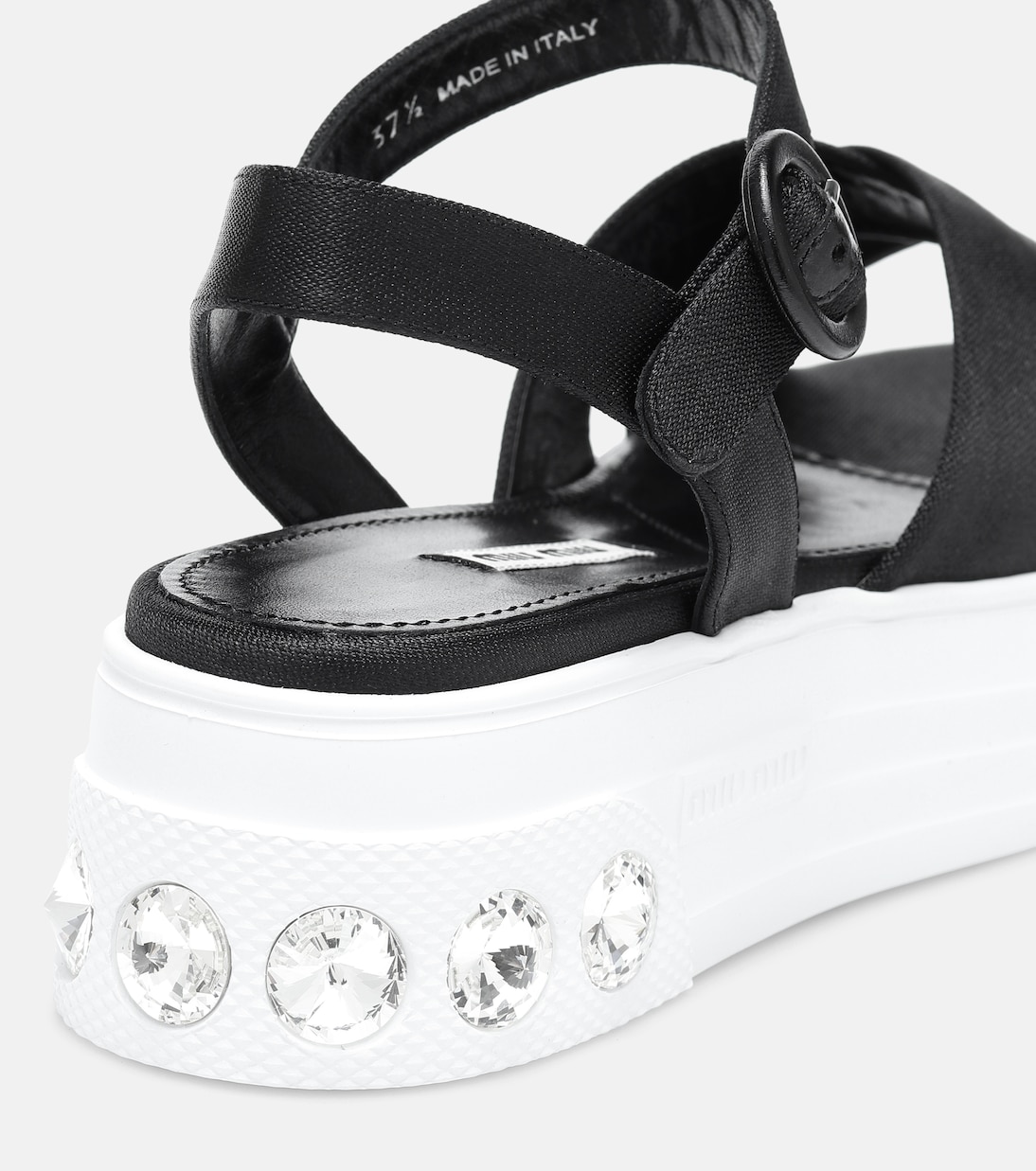 Sandali in canvas con platform | Miu Miu