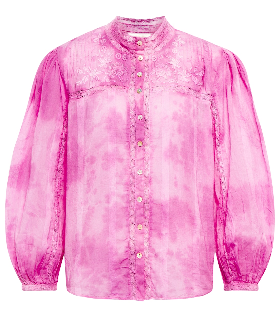 Blusa Ronda de algodón bordada | LoveShackFancy