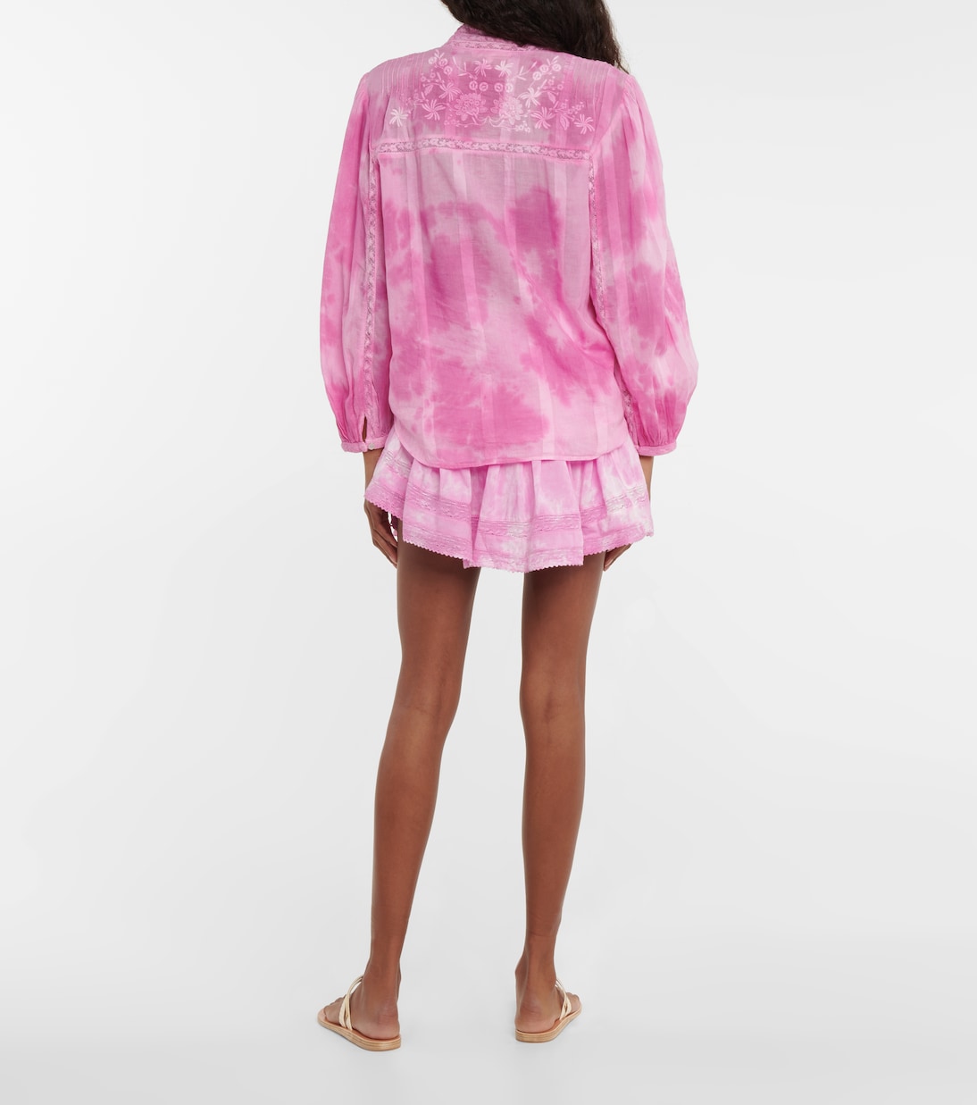 Blusa Ronda de algodón bordada | LoveShackFancy