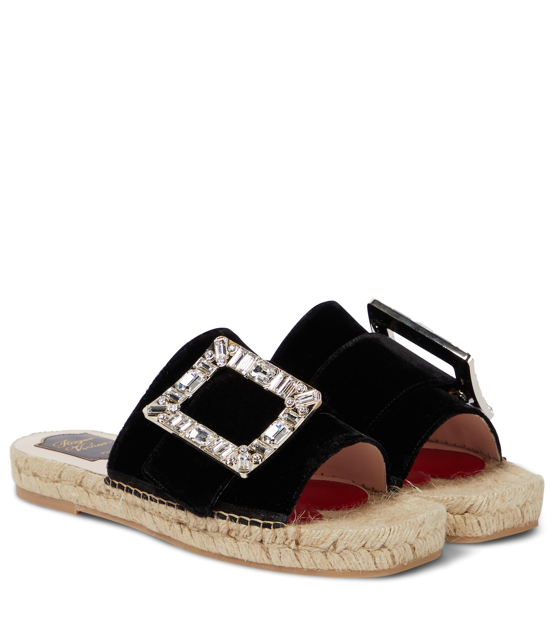 Palas de alpargata Strass Buckle | Roger Vivier