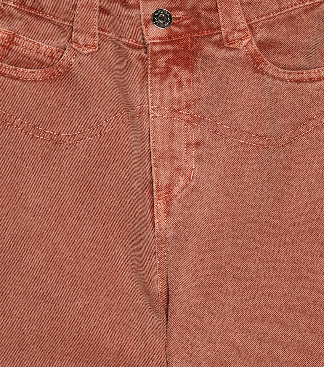 High-rise straight jeans | The New Society