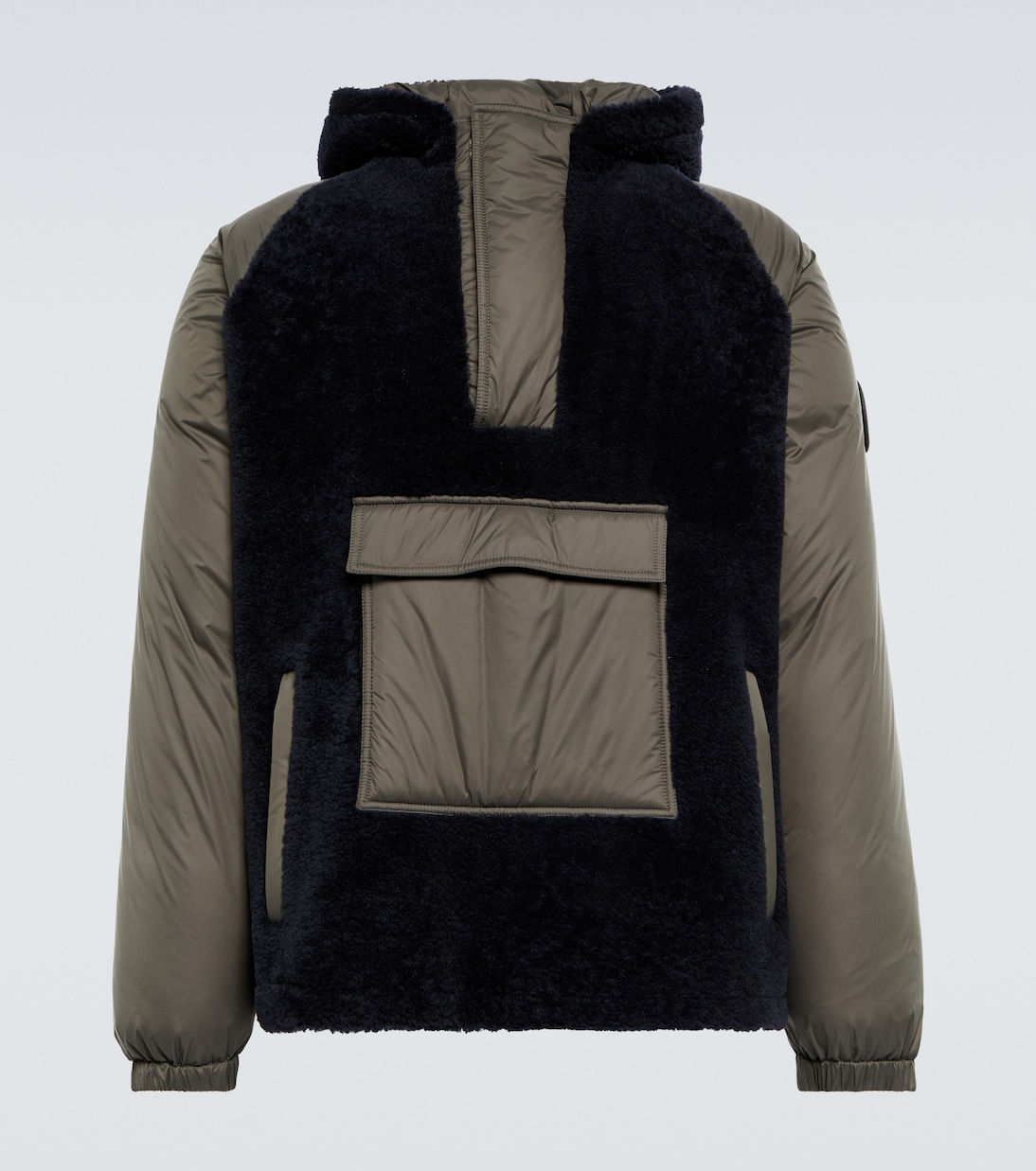 Daunenjacke mit Shearling | Giorgio Armani