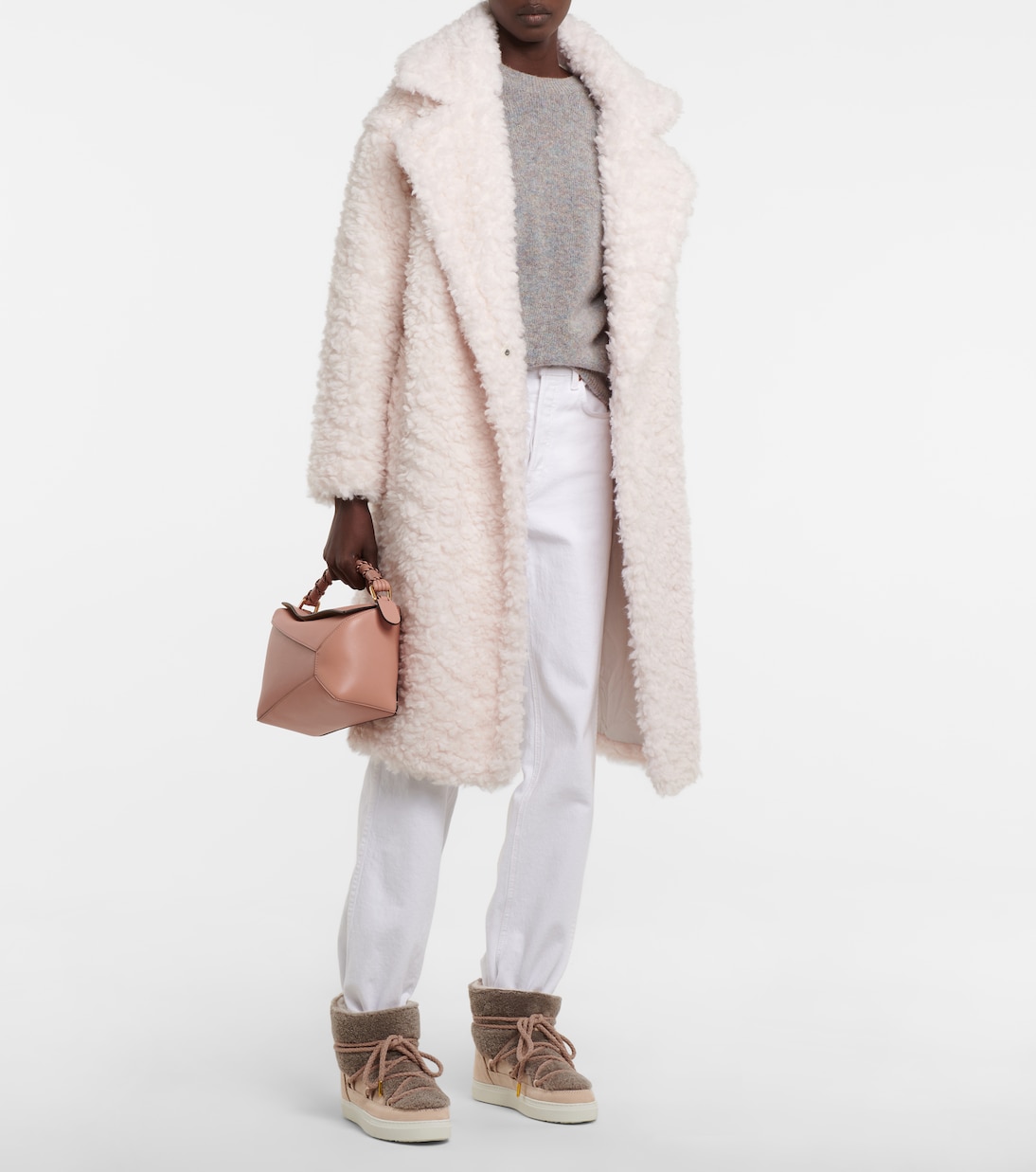 Sneaker Classic shearling and leather ankle boots | Inuikii