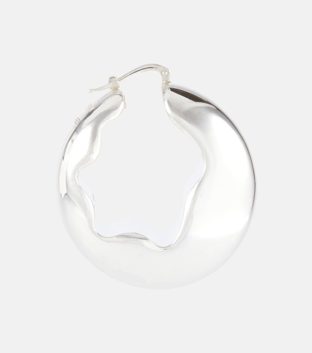 Silver earrings | Jil Sander